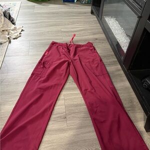 Women’s Carhartt Scrub Pants- Burgundy